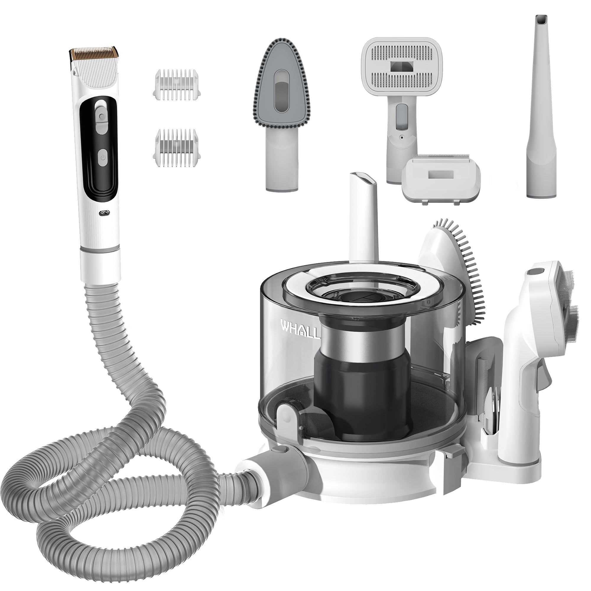 Nicebay Pet Grooming Vacuum, Dog Hair Vacuum with 3 Modes, 5 In 1 Kit, 3L Large Dustbin, Low Noise