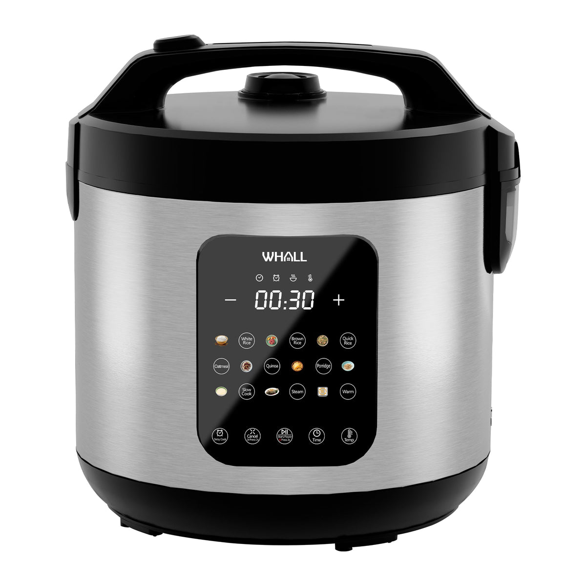 Digital Rice Cooker Steamer, 10/20 Cup Multicooker
