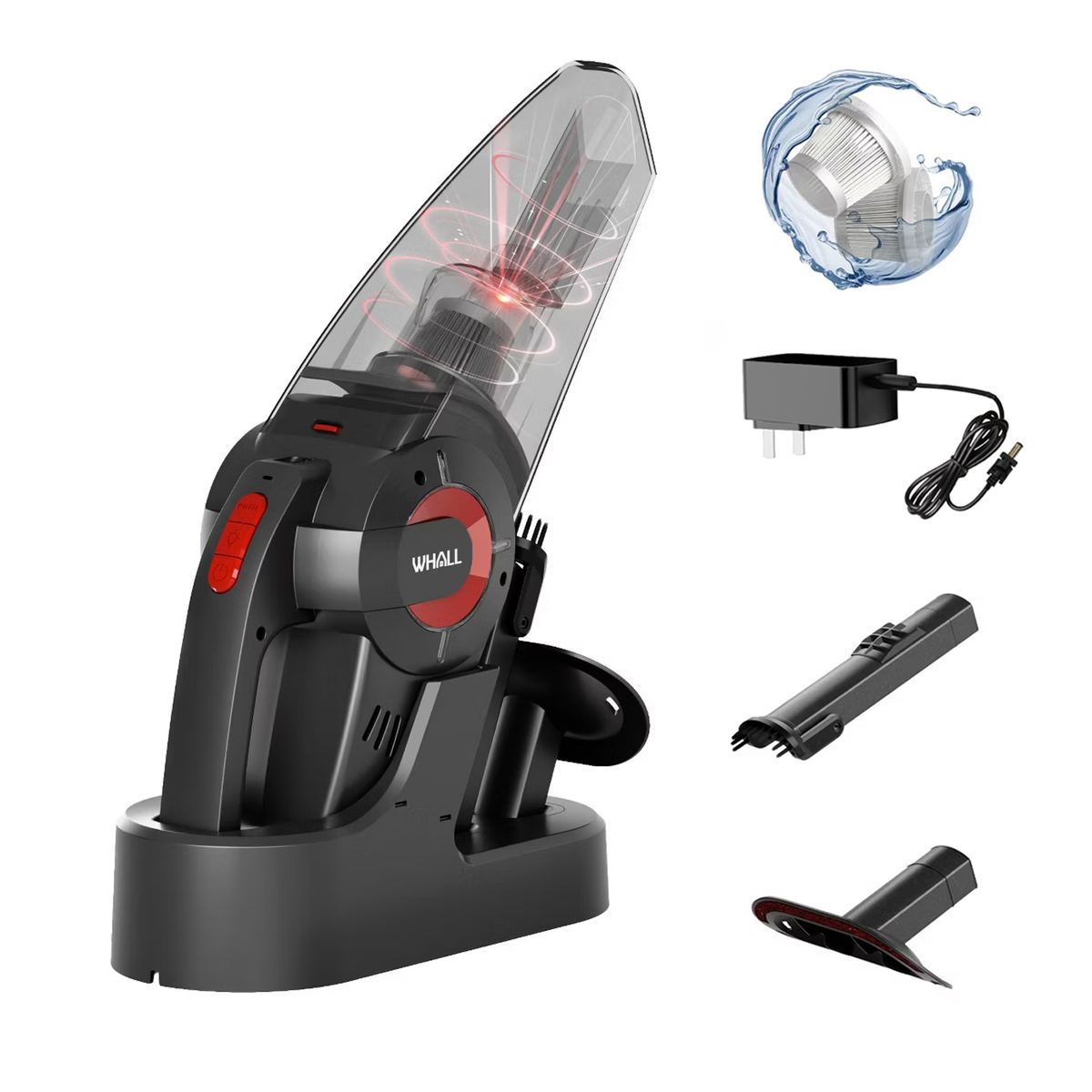 9KPa Cordless Wet Dry Handheld Vacuum for Home & Car