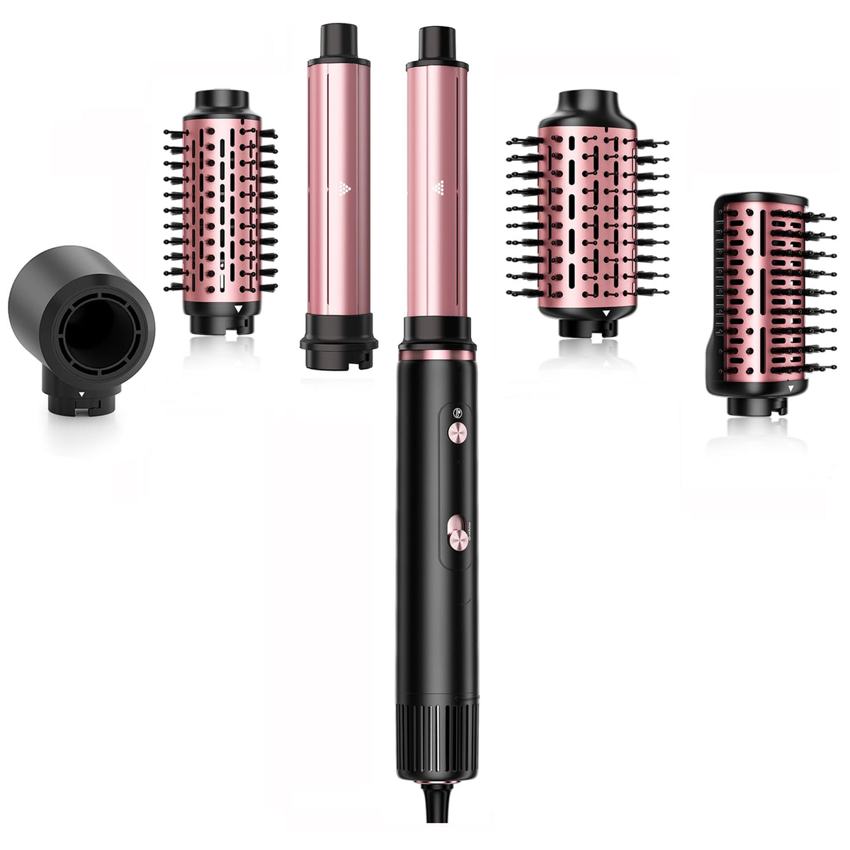 NICEBAY Multifunctional High-Speed Hair Styler & Auto-Wrap Curling Set with Negative Ion Care