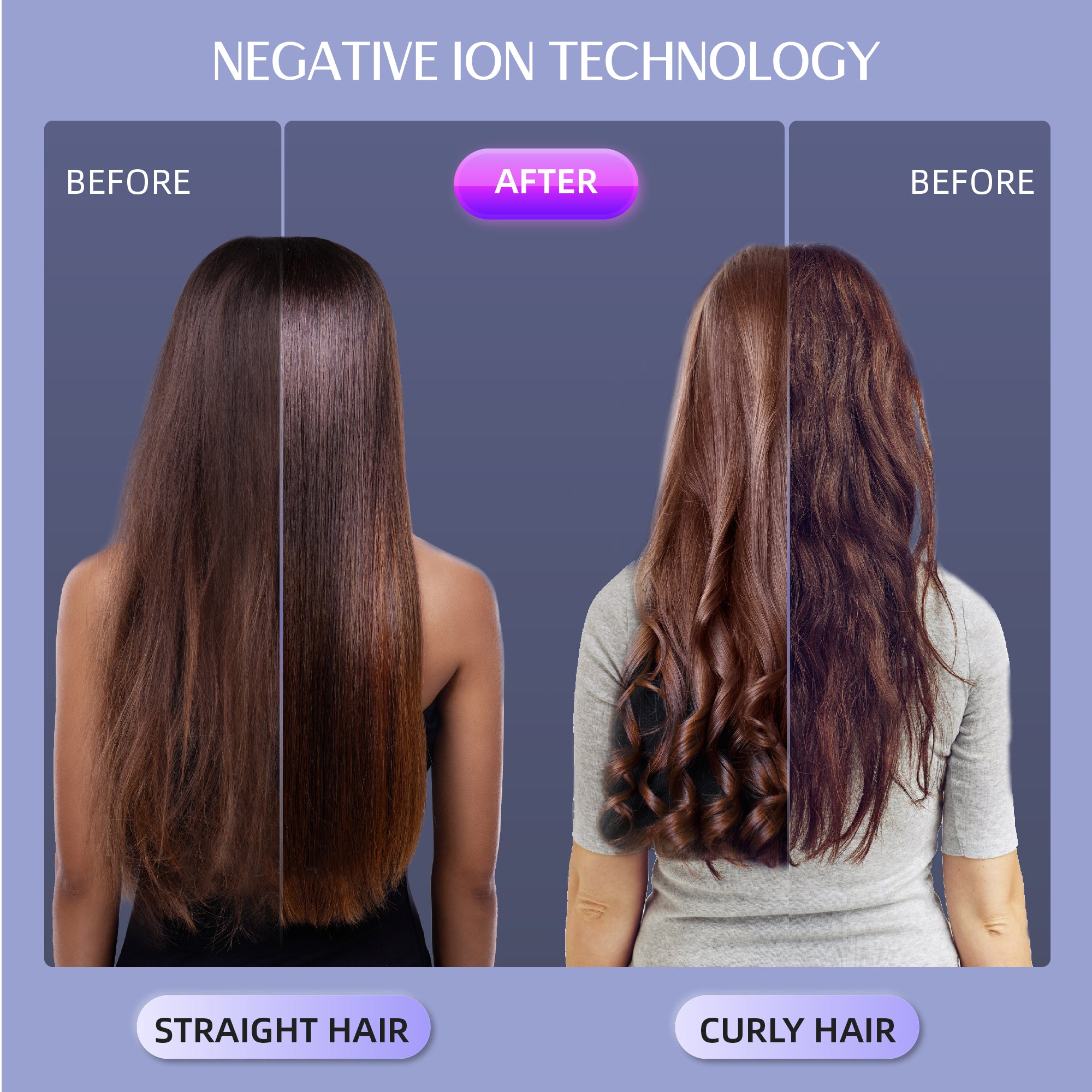 SKIMI Ionic Hair Dryer, Black Blow Dryer for Women , 110000RPM High Speed Hair Dryer with Diffuser