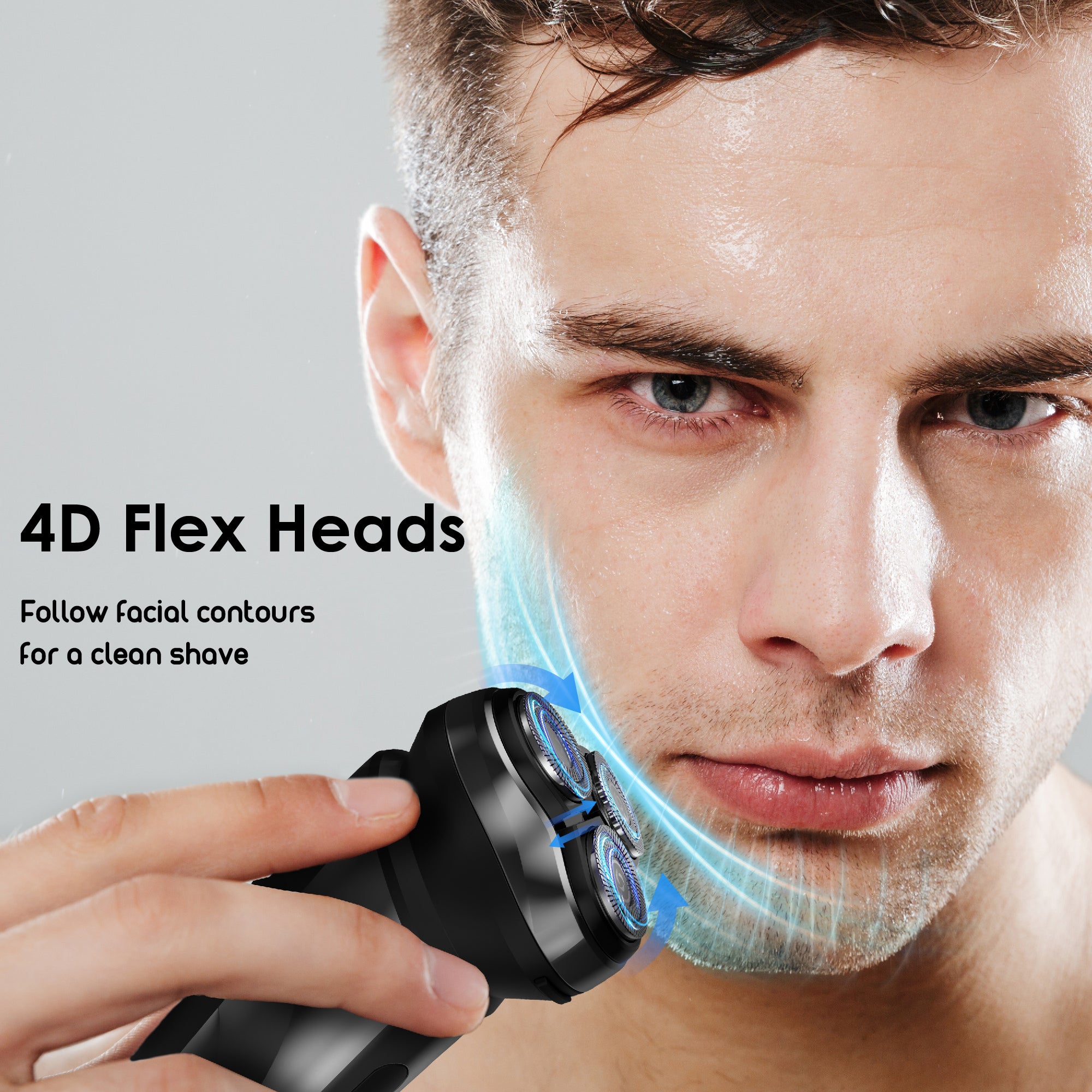 Nicebay Electric Razor, Electric Shavers for Men, Wet/Dry Shaver LED Display/Travel Lock/Type C/Lpx7