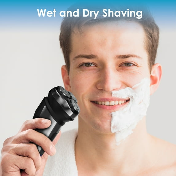 Nicebay Electric Razor, Electric Shavers for Men, Wet/Dry Shaver LED Display/Travel Lock/Type C/Lpx7