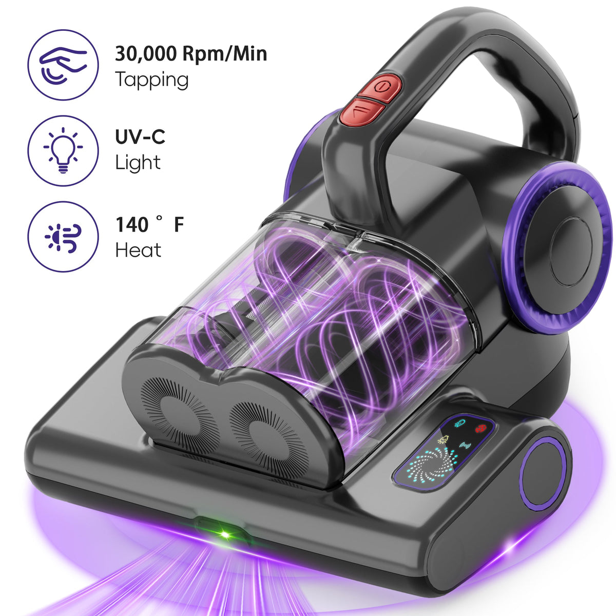 Handheld Mattress Vacuum with UV Sanitization & Hot Drying