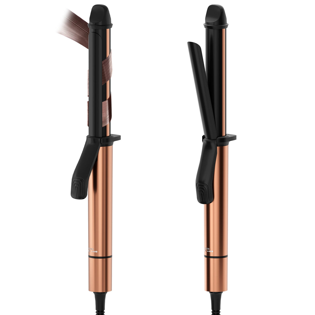 NICEBAY Curling Iron, 1 Inch Ceramic Coating Curling Wand, Professional Hair Curler with Long-Lasting Shiny Curls