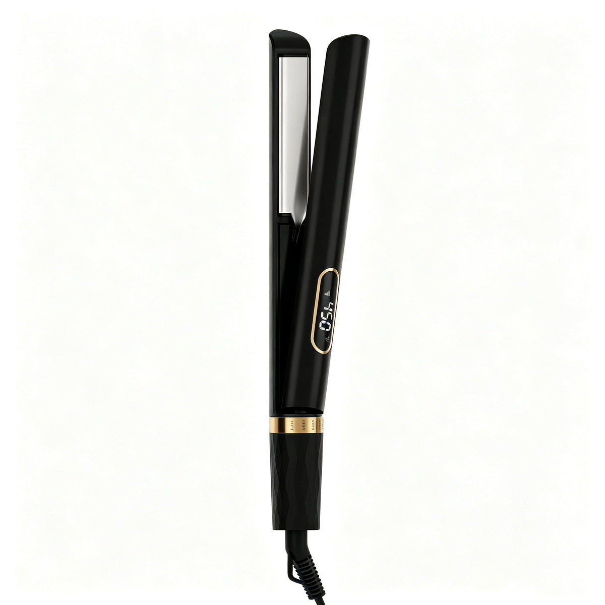 NICEBAY Hair Straightener Flat Iron, Titanium Hair Curler Iron, Fast Heating, 5 Temp Settings, Straightening Iron