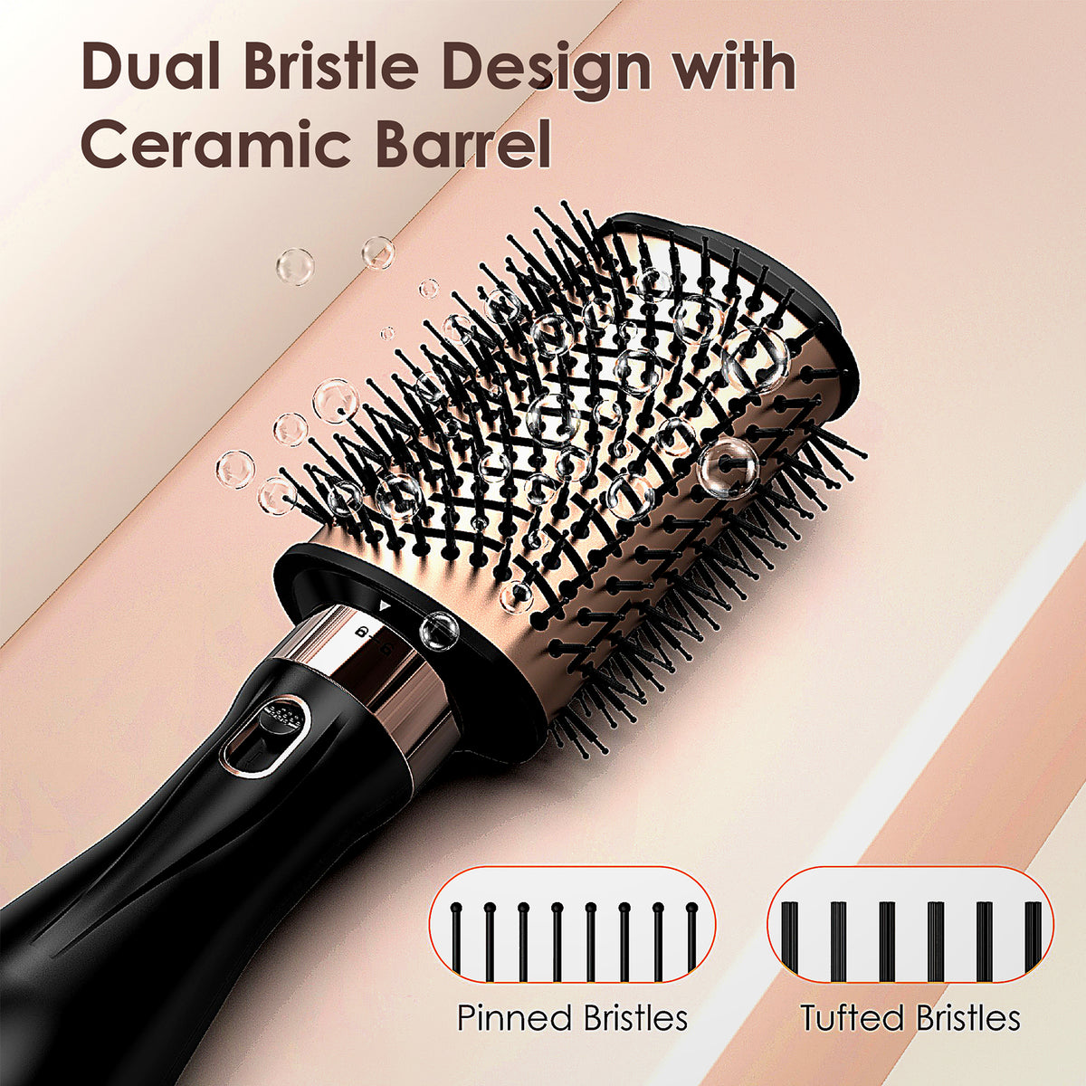 SKIMI Hair Dryer Brush, Hot Air Brush, Blow Dryer Brush Tool Set Straightener/Dryer/Curling Plastic, Curling Brush Hair Dryer